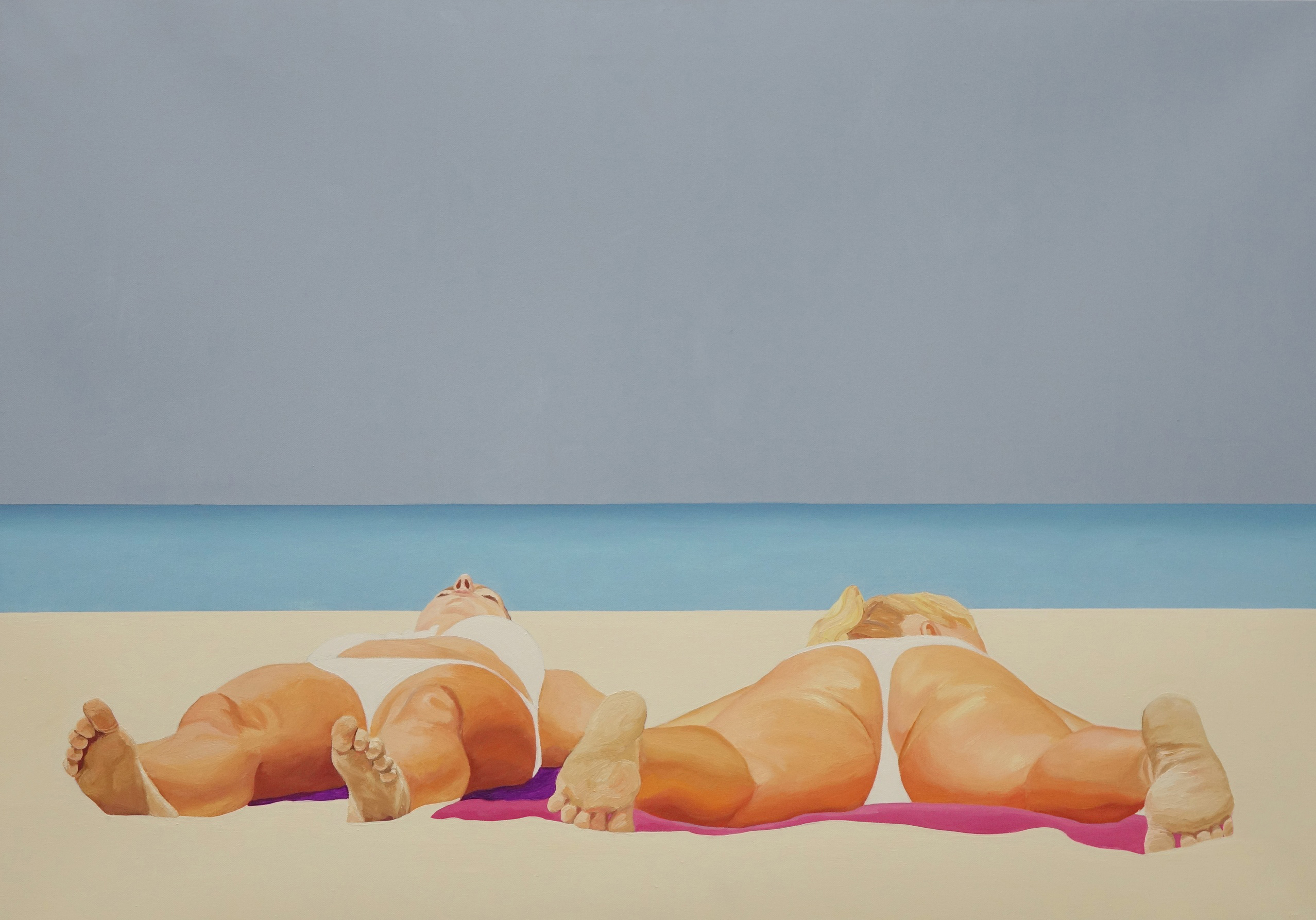 Julita Malinowska - Girls, 2014, oil on canvas, 70x100cm
