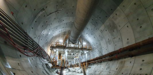 Świnoujście - Wydrążono już prawie 250 metrów Tunelu w Świnoujściu