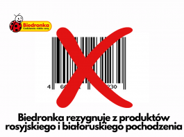 Biedronka rezygnuje z produktów rosyjskiego i białoruskiego pochodzenia
